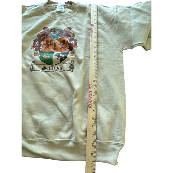 Sullivan Family Crest Of Arms Shirt Medium Last Name History Ireland Boar Lion - Picture 6 of 9